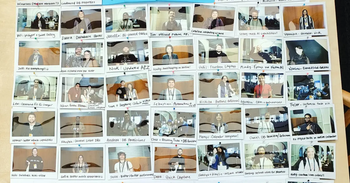 At Make with Notion, we took full advantage of the opportunity to speak with our users directly at the Feedback Corner. All comers were asked one question: “What should we build in 2025?”