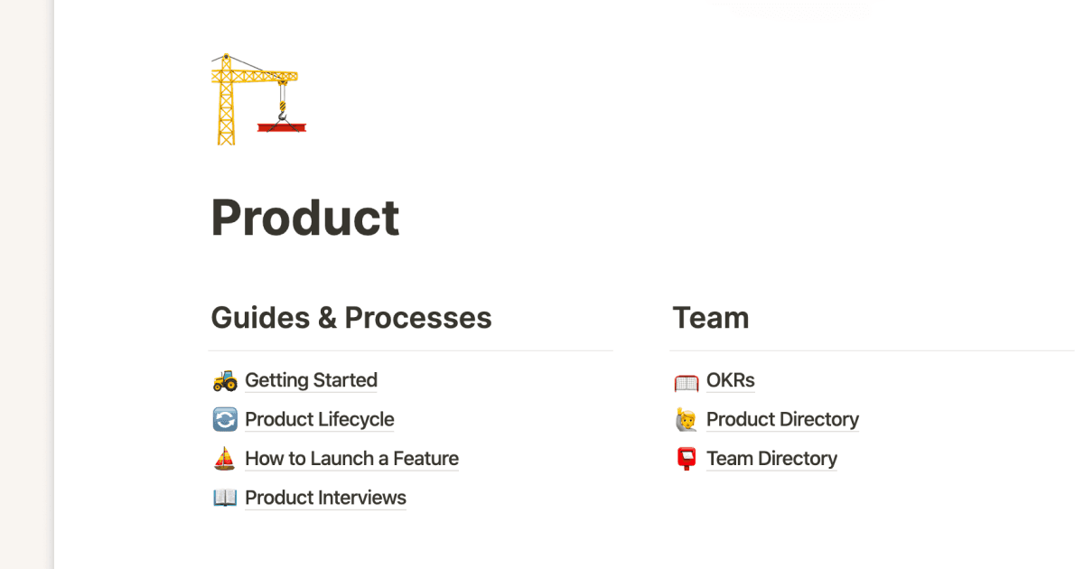 How to build a wiki for your product team